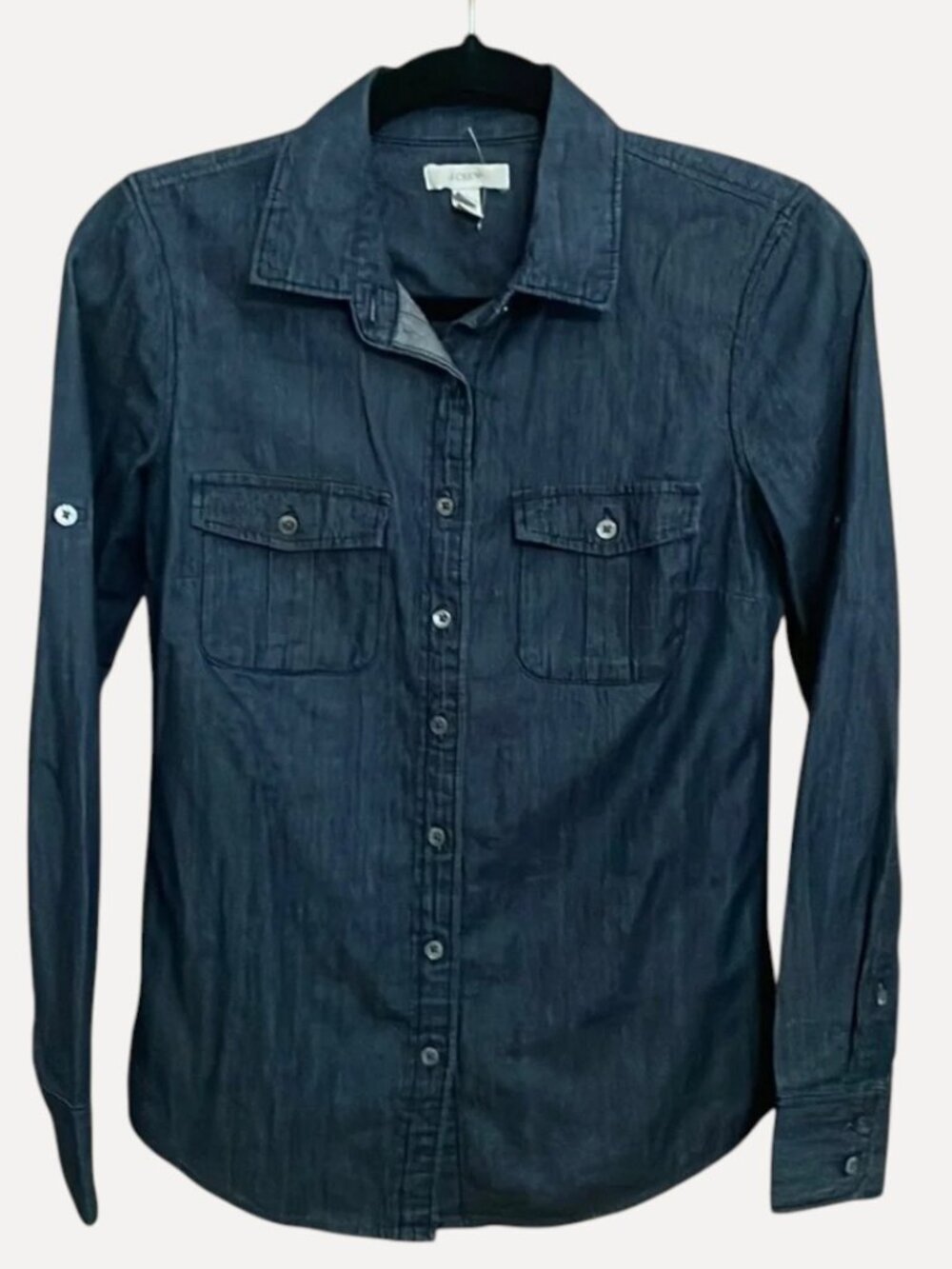 NWOT J Crew chambray button down shirt